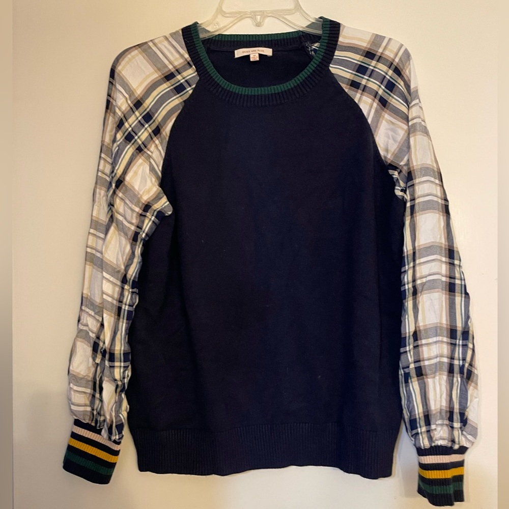 Mixed media sweater - Picture 6 of 6